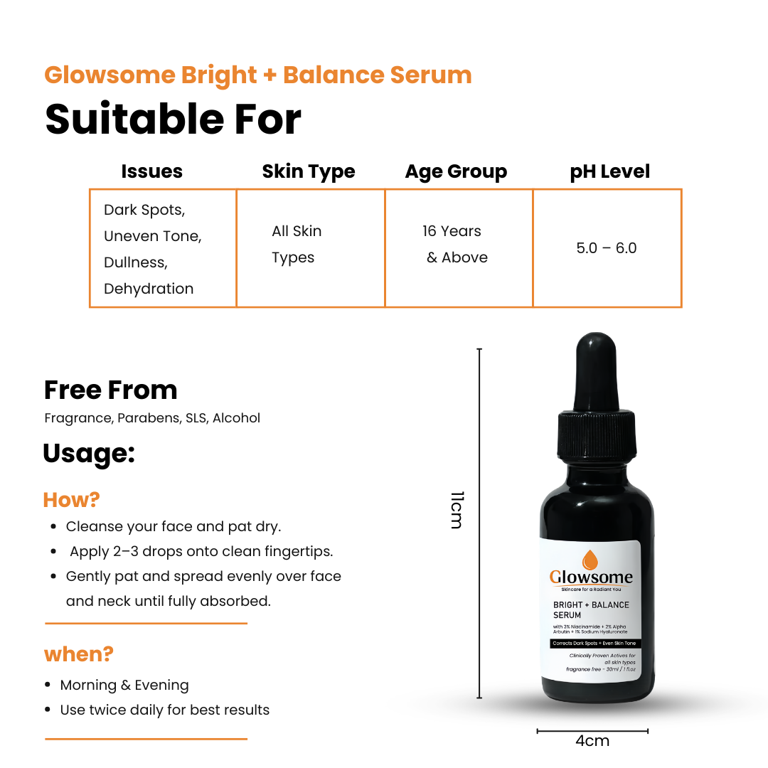 Bright + Balance Serum - Glowsome