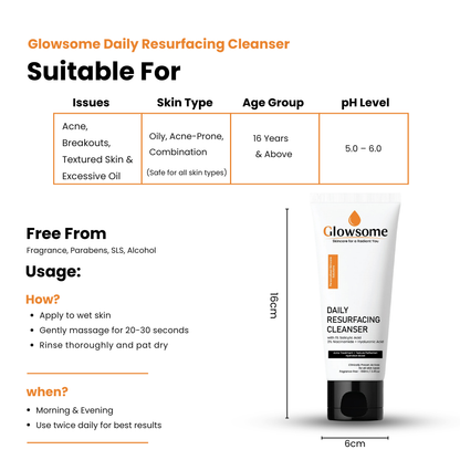 Daily Resurfacing Cleanser - Glowsome