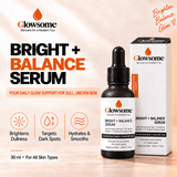Bright + Balance Serum: 3% Niacinamide & 2% Alpha Arbutin (30ml)