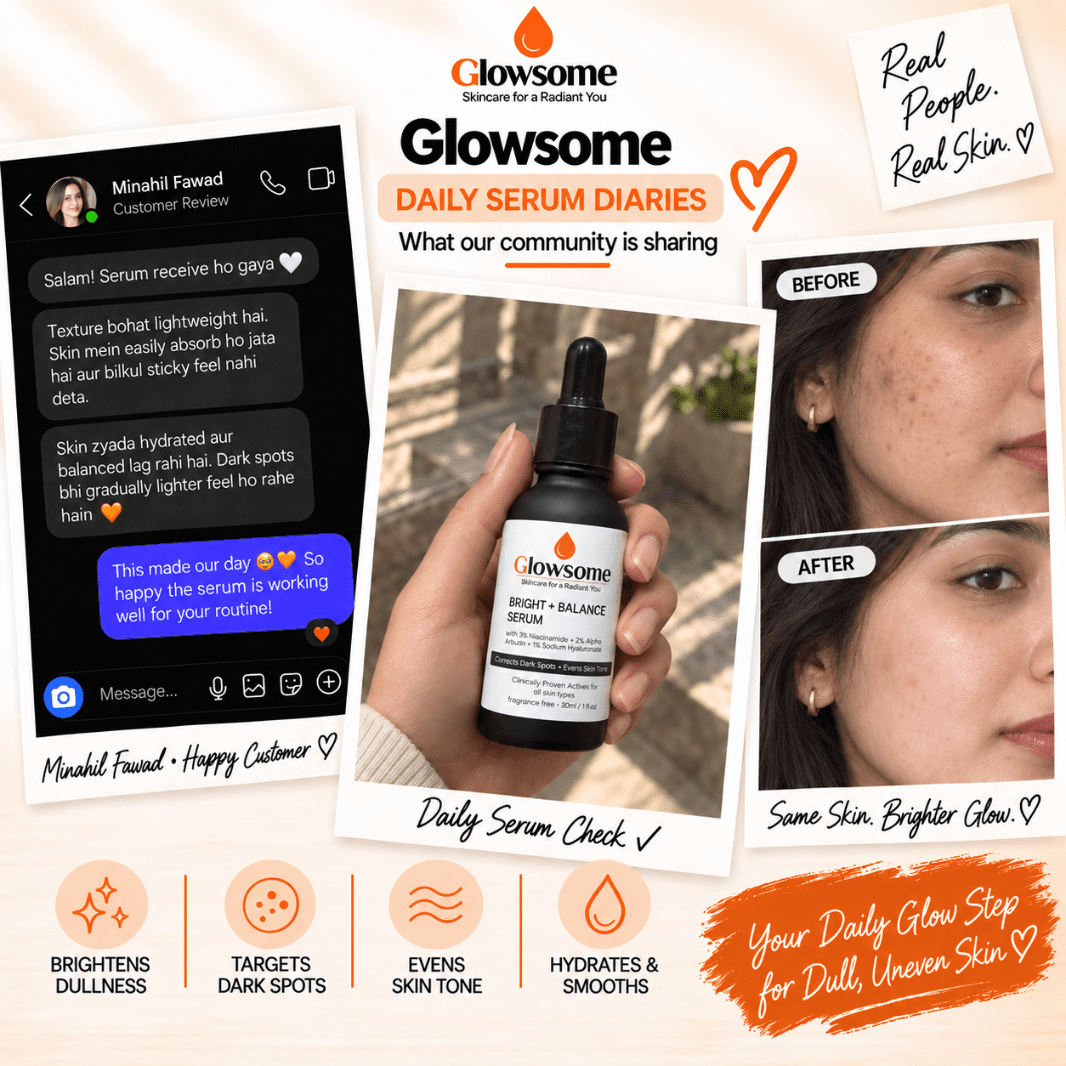 Bright + Balance Serum: 3% Niacinamide & 2% Alpha Arbutin (30ml)