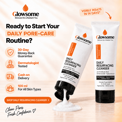 Daily Resurfacing Cleanser: 1% Salicylic Acid & 3% Niacinamide (100ml)